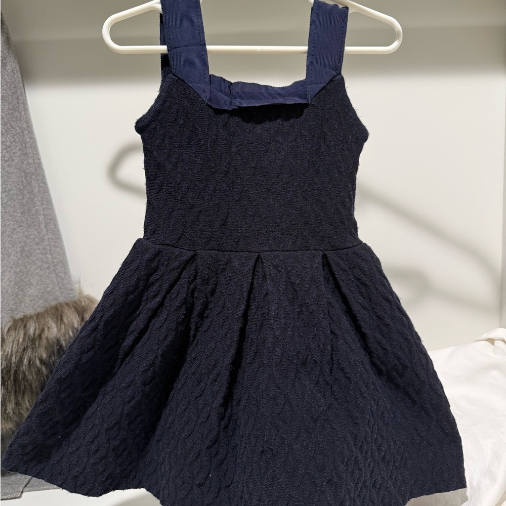 Elegant kids Navy Blue Sleeveless Dress